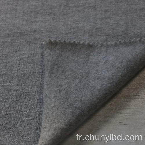 100% coton Grey Grey Terry Fleece Toute en tricot en tricot Men et femmes Sweat à capuche Vêtements